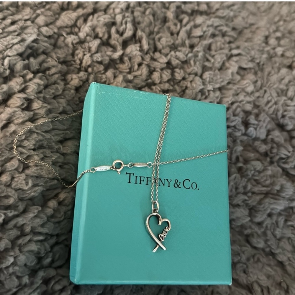Tiffany & Co. Silver Heart Love Pendant Necklace all inclusive